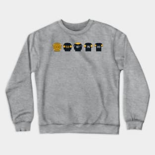 Pittsburgh Steelers Jersey History Crewneck Sweatshirt